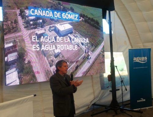 Ampliación de la producción de agua e inauguración de un Centro de Atención de Usuarios en Cañada de Gómez.