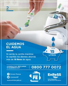 Cuidemos El AGUA -Cepillo